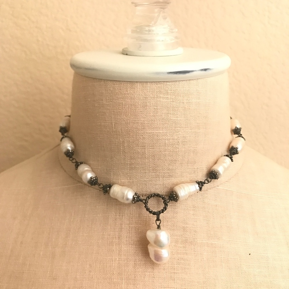 Fresh Water Baroque Pearls Necklace